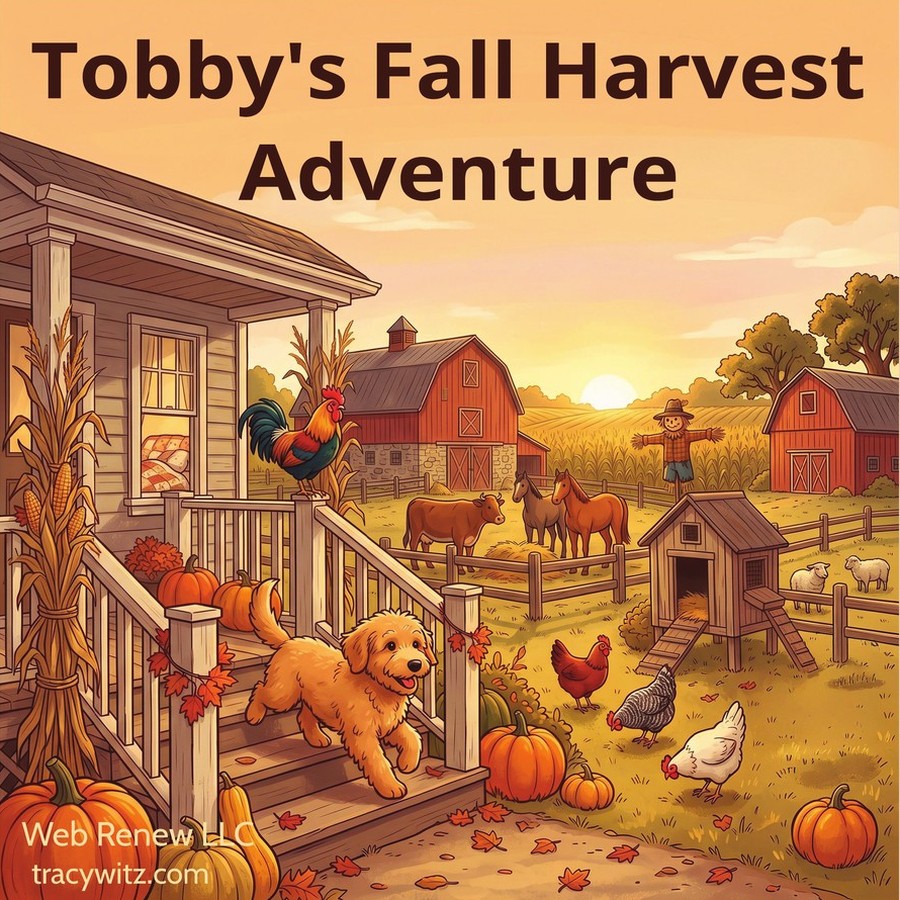 Cover of Tobby’s Fall Harvest Adventure by T. A. Witz